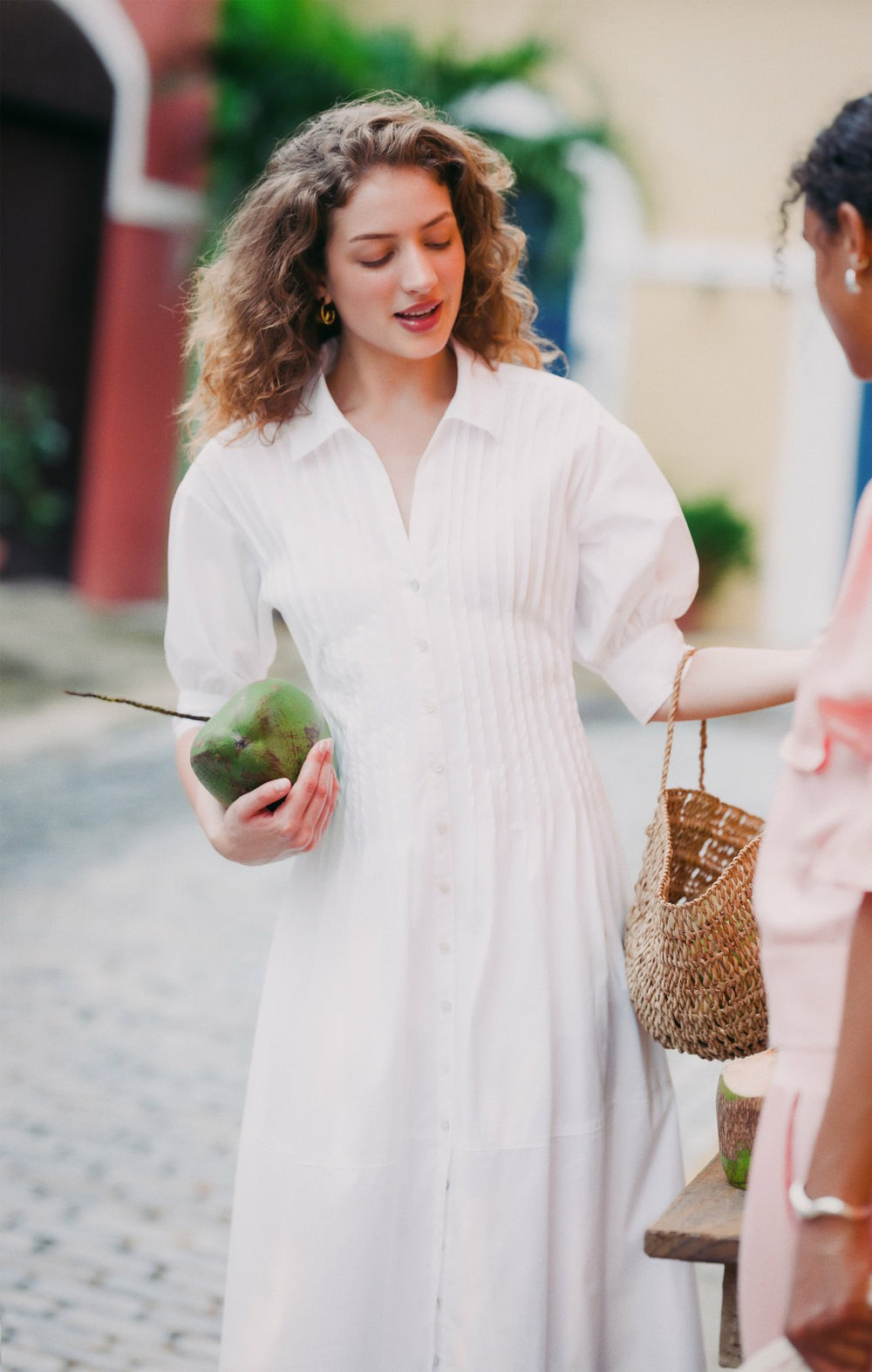 Women Monty Dress White