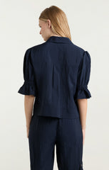 Women Holly Parachute Jacket Navy