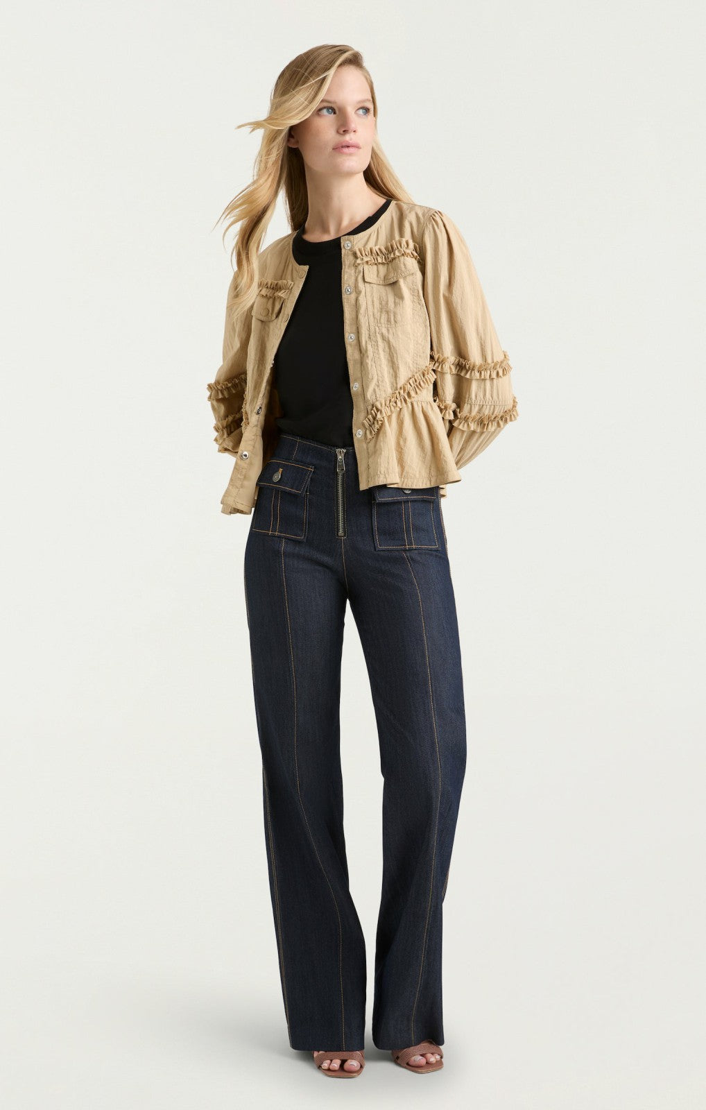 Women Kumiko Jacket Khaki
