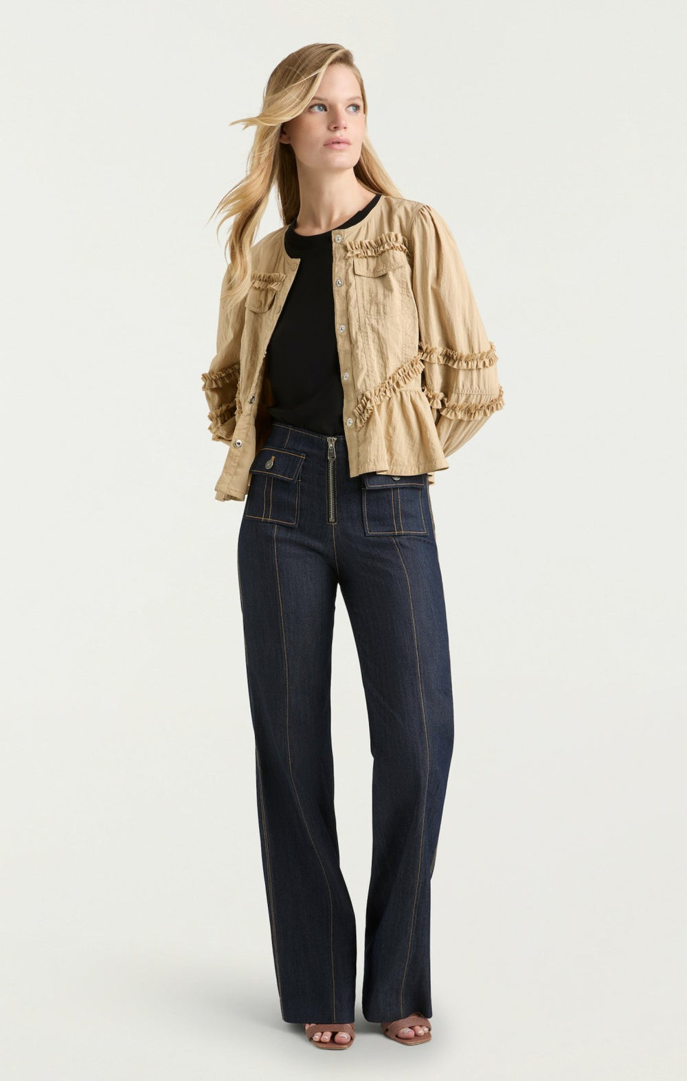 Women Kumiko Jacket Khaki
