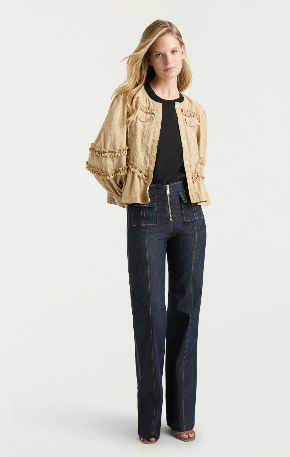 Women Kumiko Jacket Khaki