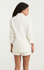 Women Linen Suiting Kylie Blazer Ivory