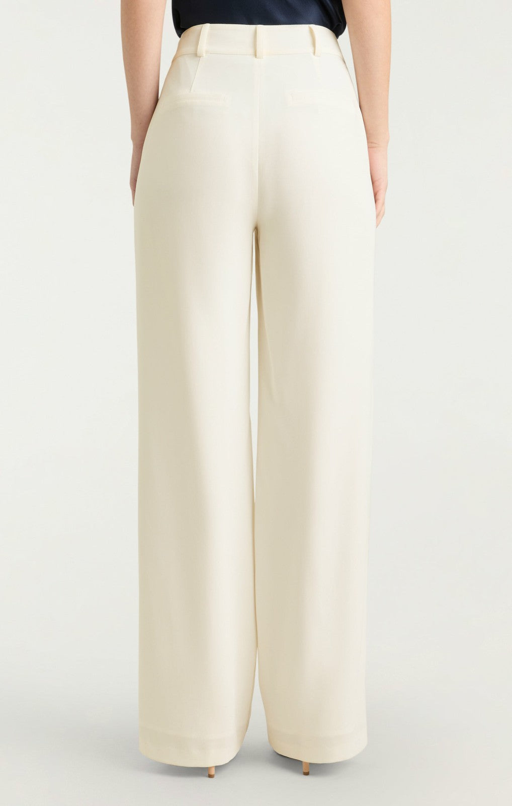 Women Falling Lilies Zinon Pant Ivory/Navy