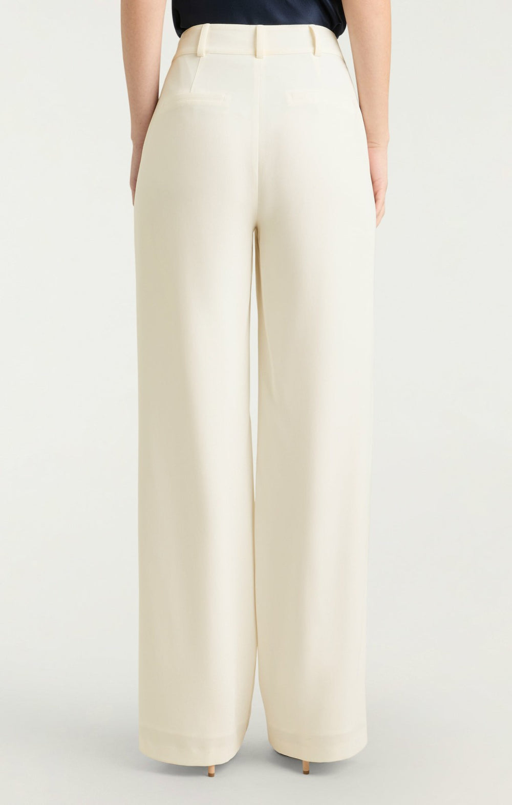 Women Falling Lilies Zinon Pant Ivory/Navy