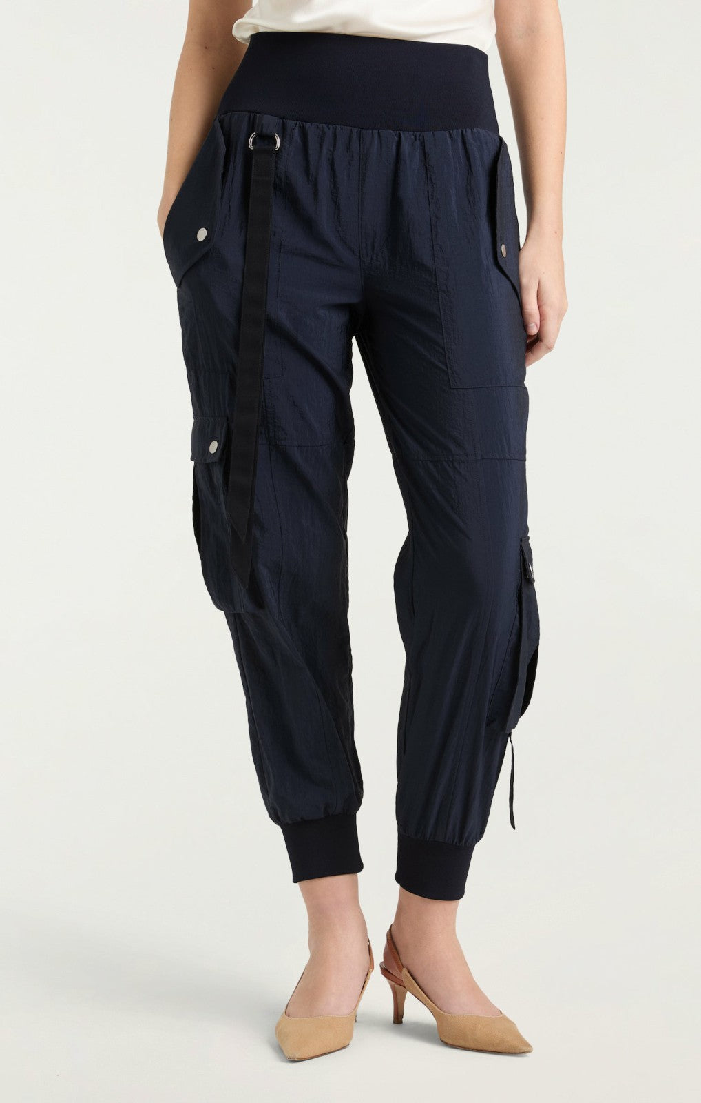 Women Harmony Parachute Pant Navy