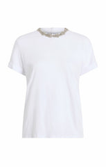 Women Crystal Garden Bree Tee White