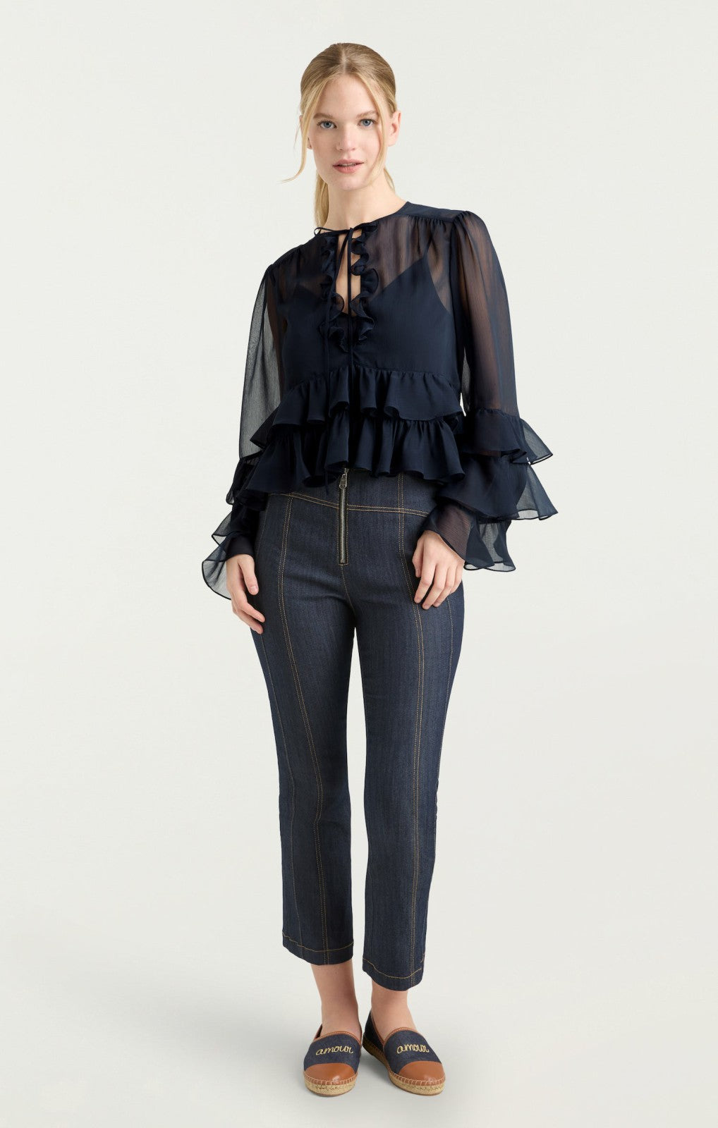 Women Steffina Top Navy