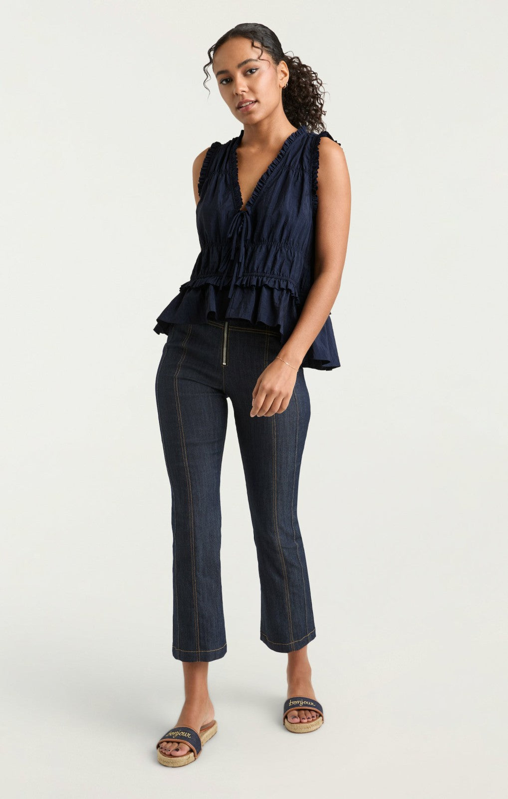 Women Taylum Top Navy