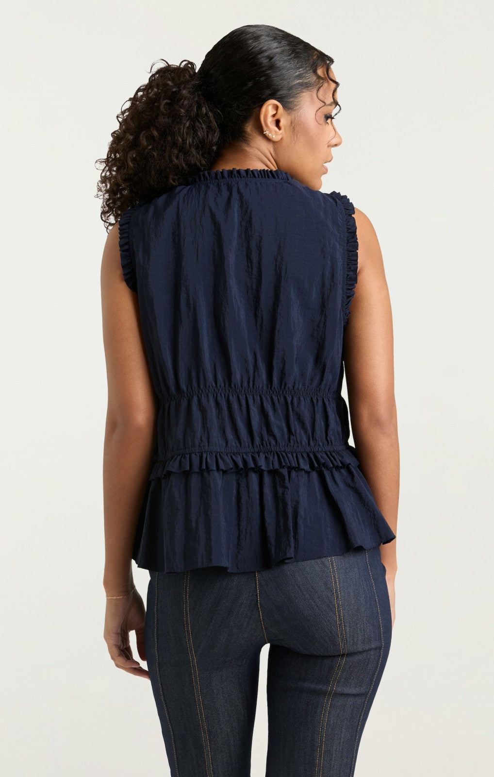 Women Taylum Top Navy