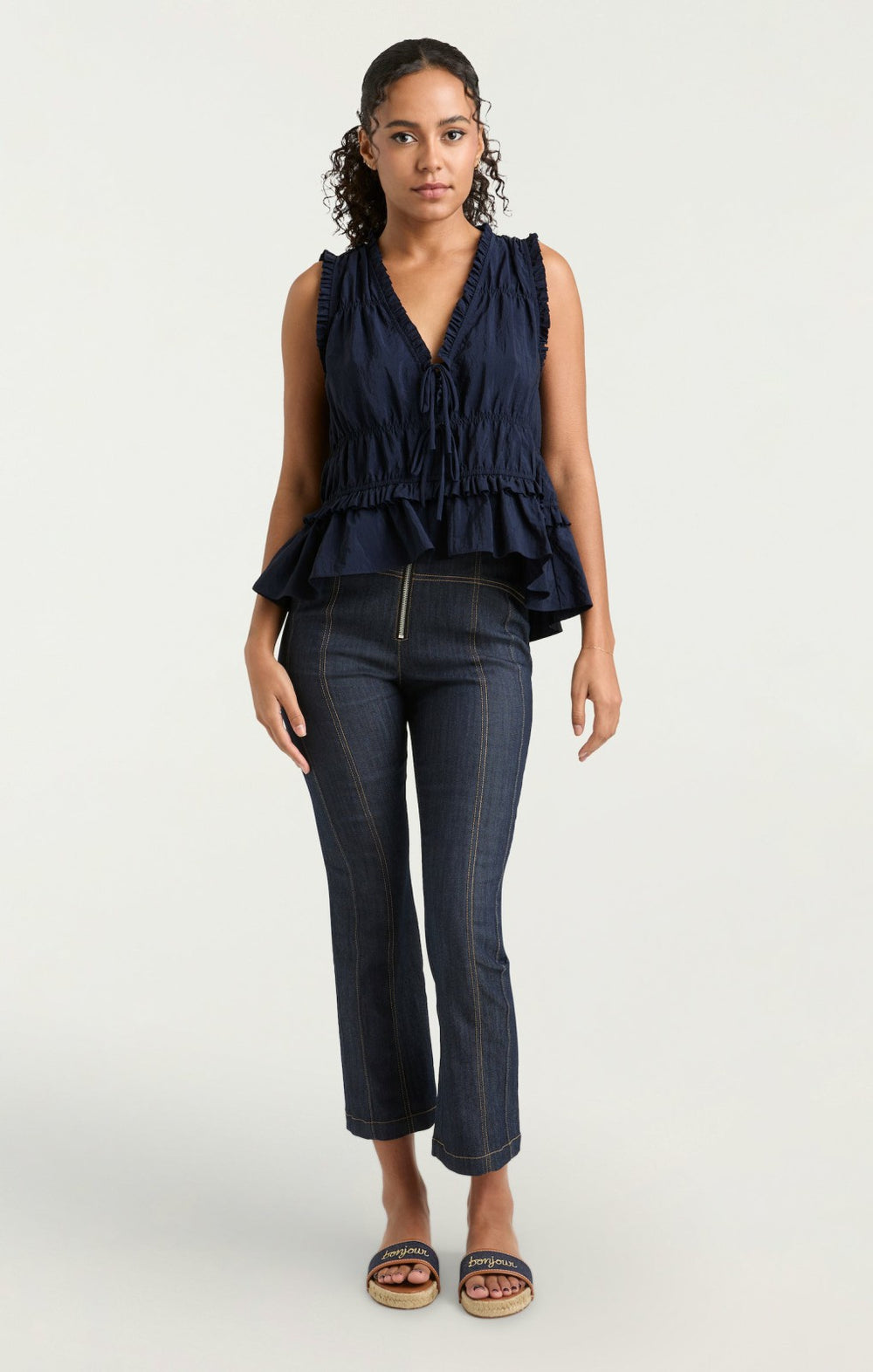 Women Taylum Top Navy