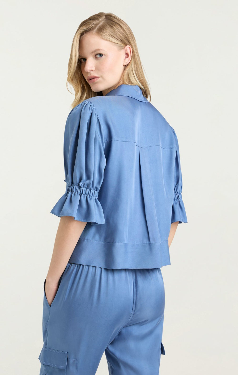 Women Holly Jacket Blue Corn