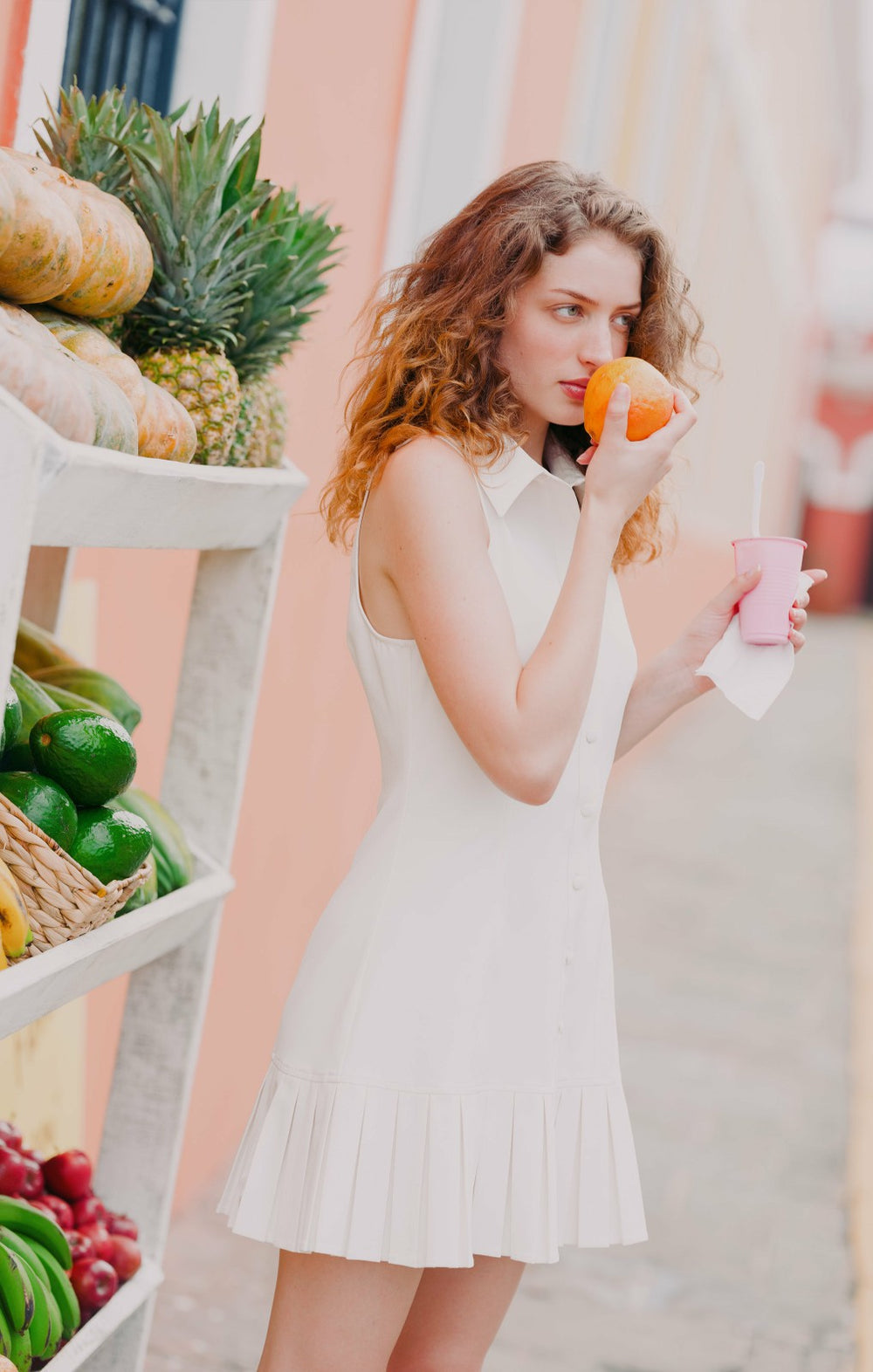 Women Sleeveless Lucilla Dress Ivory