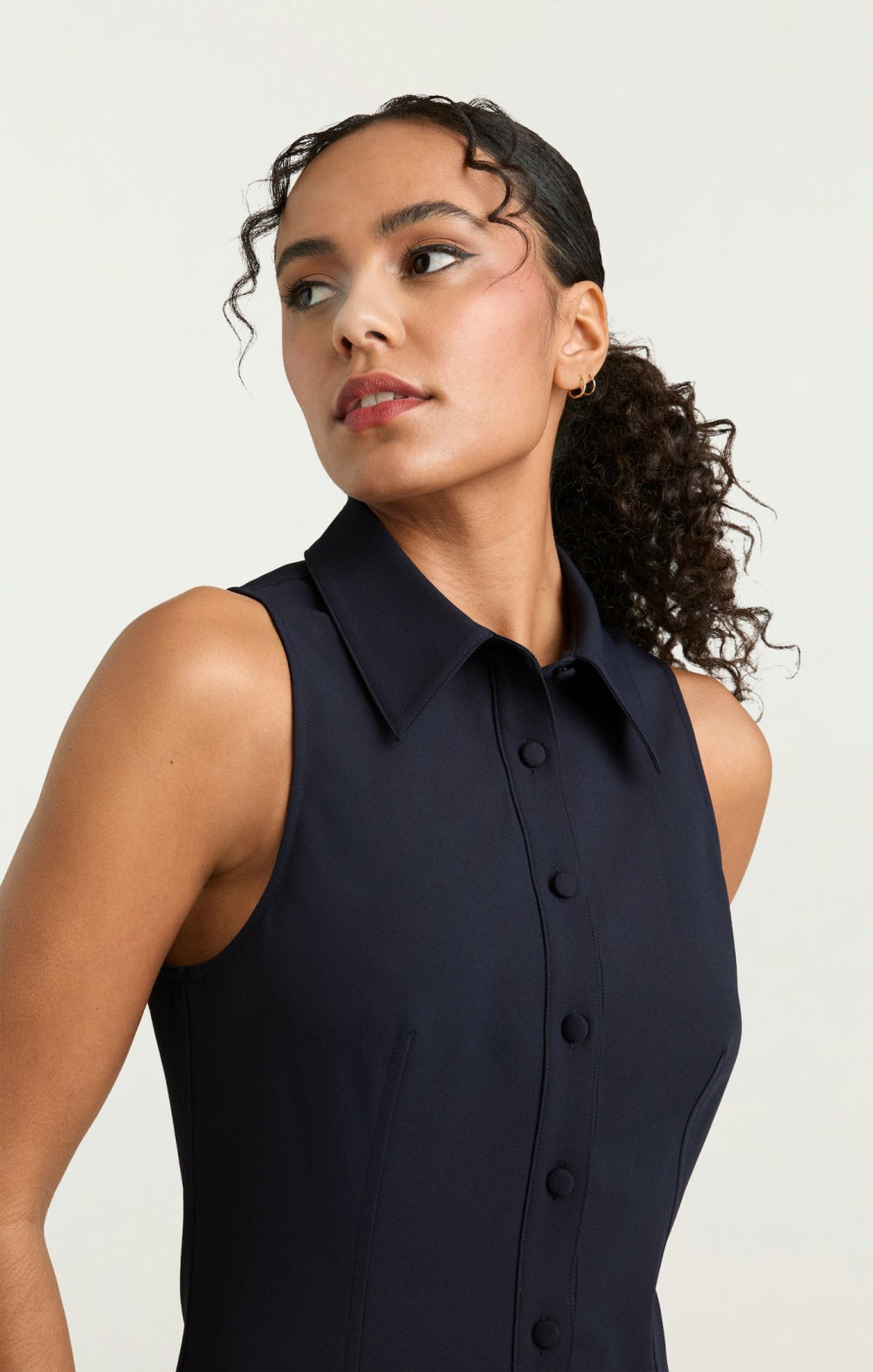 Women Sleeveless Lucilla Dress Navy