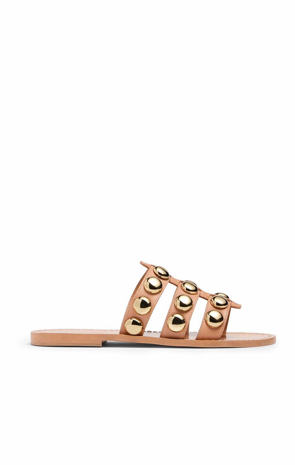 Women Virginia Studded Slide Tawny   (Pinkish)
