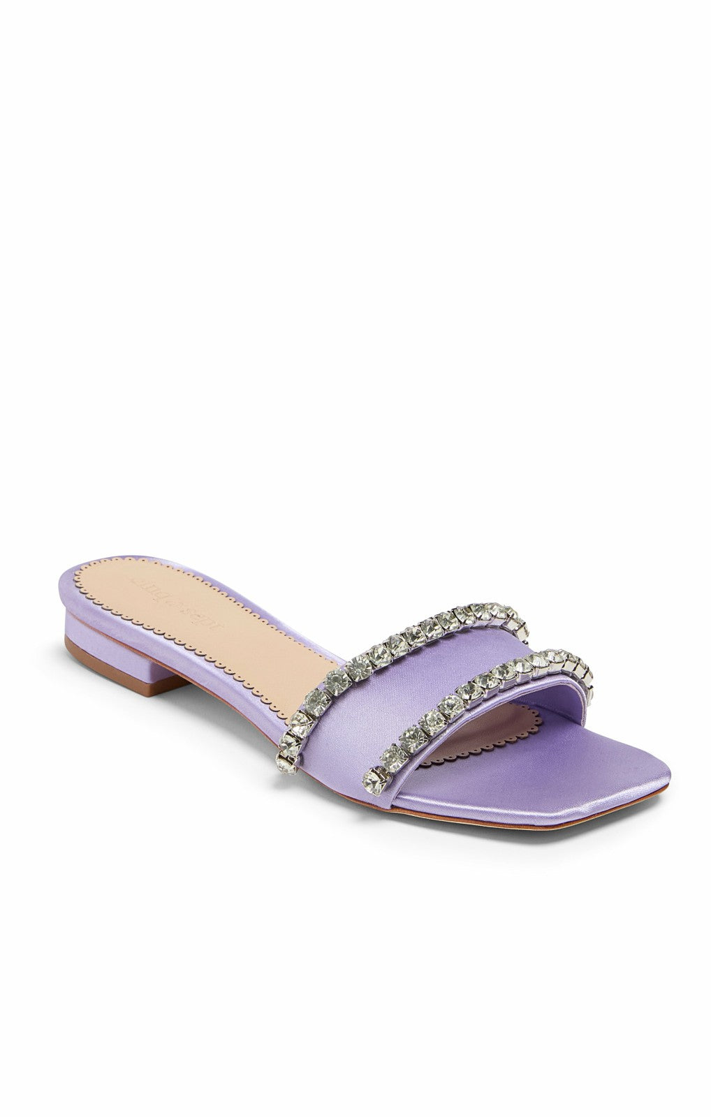 Women Catherine Crystal Slide Honey Lavender/Clear
