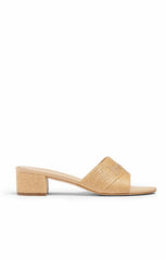 Women Dani Slide Natural Raffia