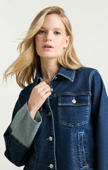 Women Isaline Jacket Oceane/Ivory