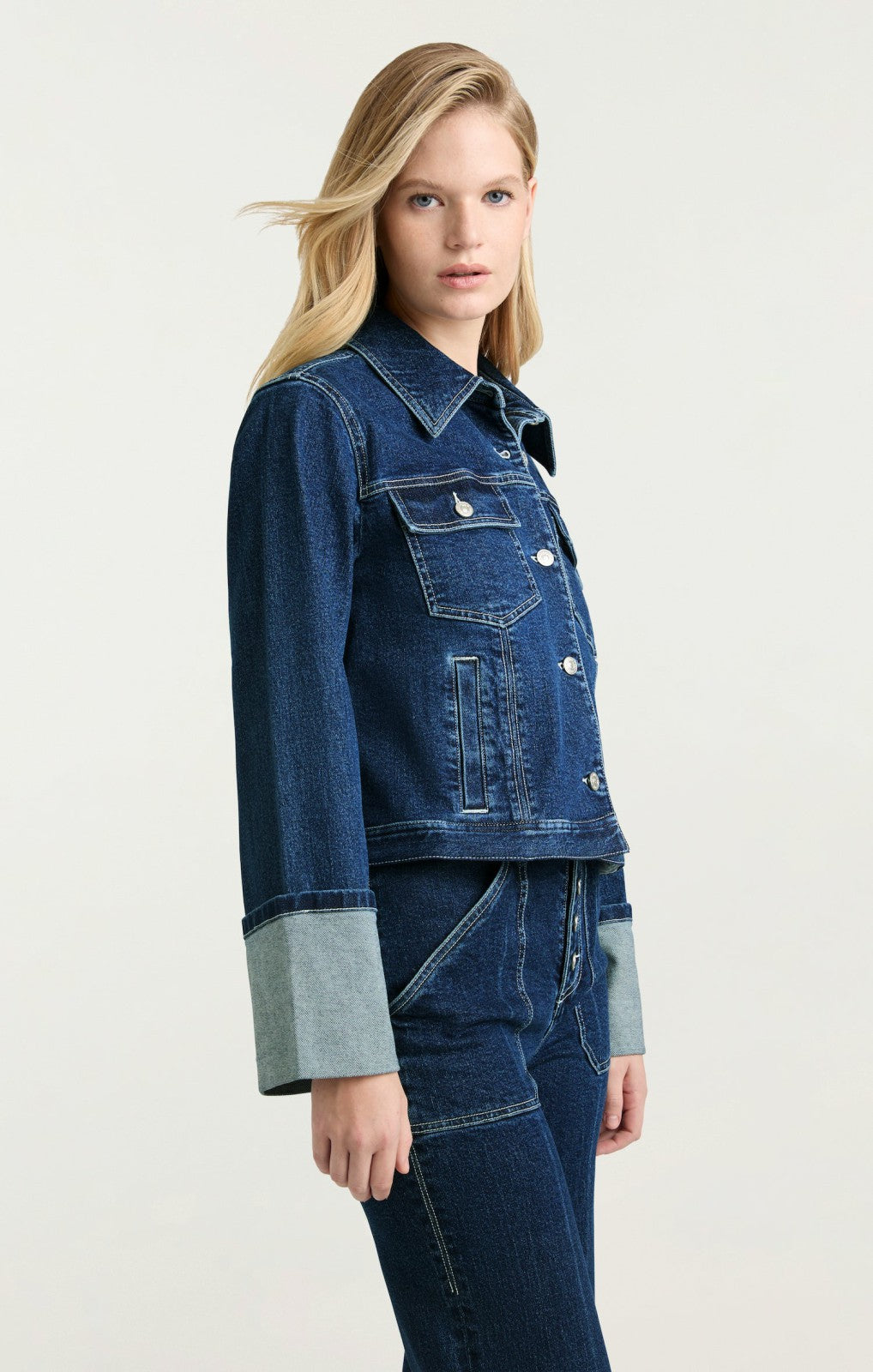 Women Isaline Jacket Oceane/Ivory