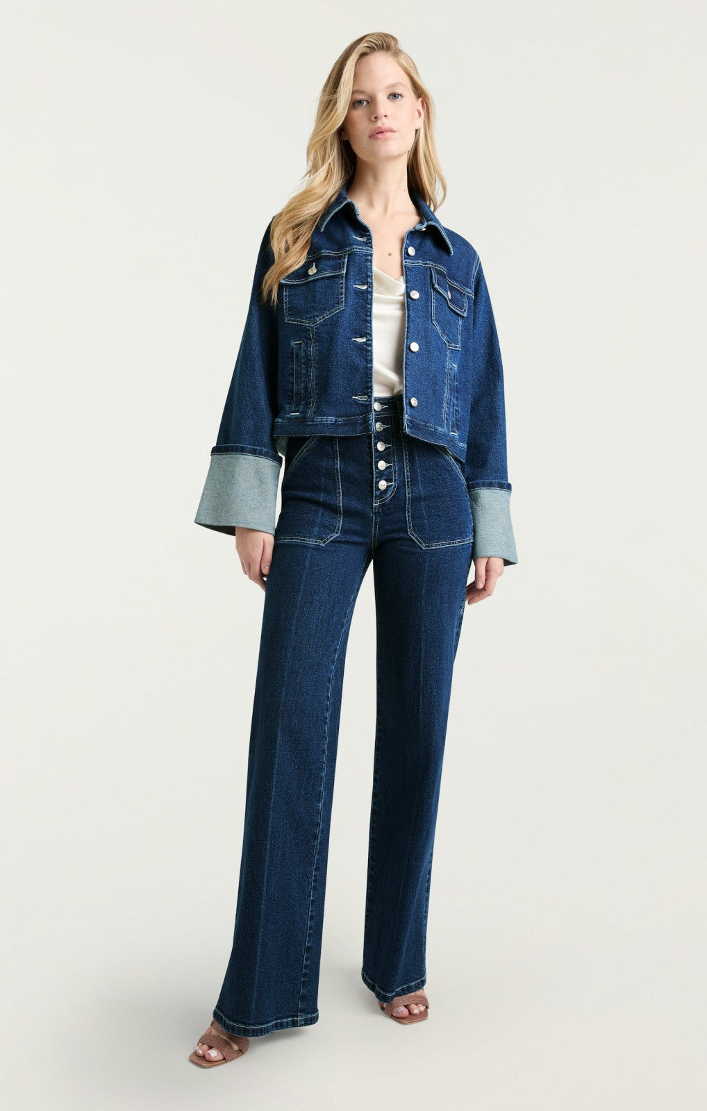 Women Isaline Jacket Oceane/Ivory