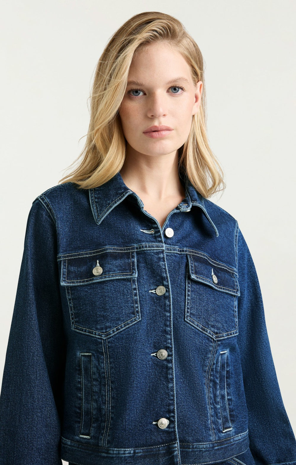 Women Isaline Jacket Oceane/Ivory