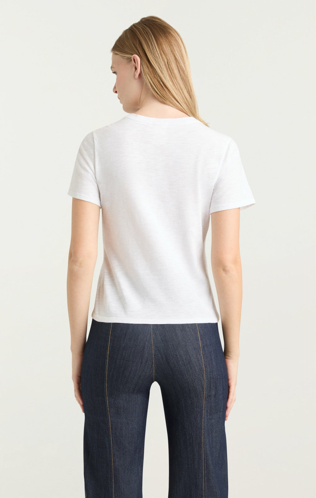 Women Je T'aime Logo Shrunken Tee White/Multi