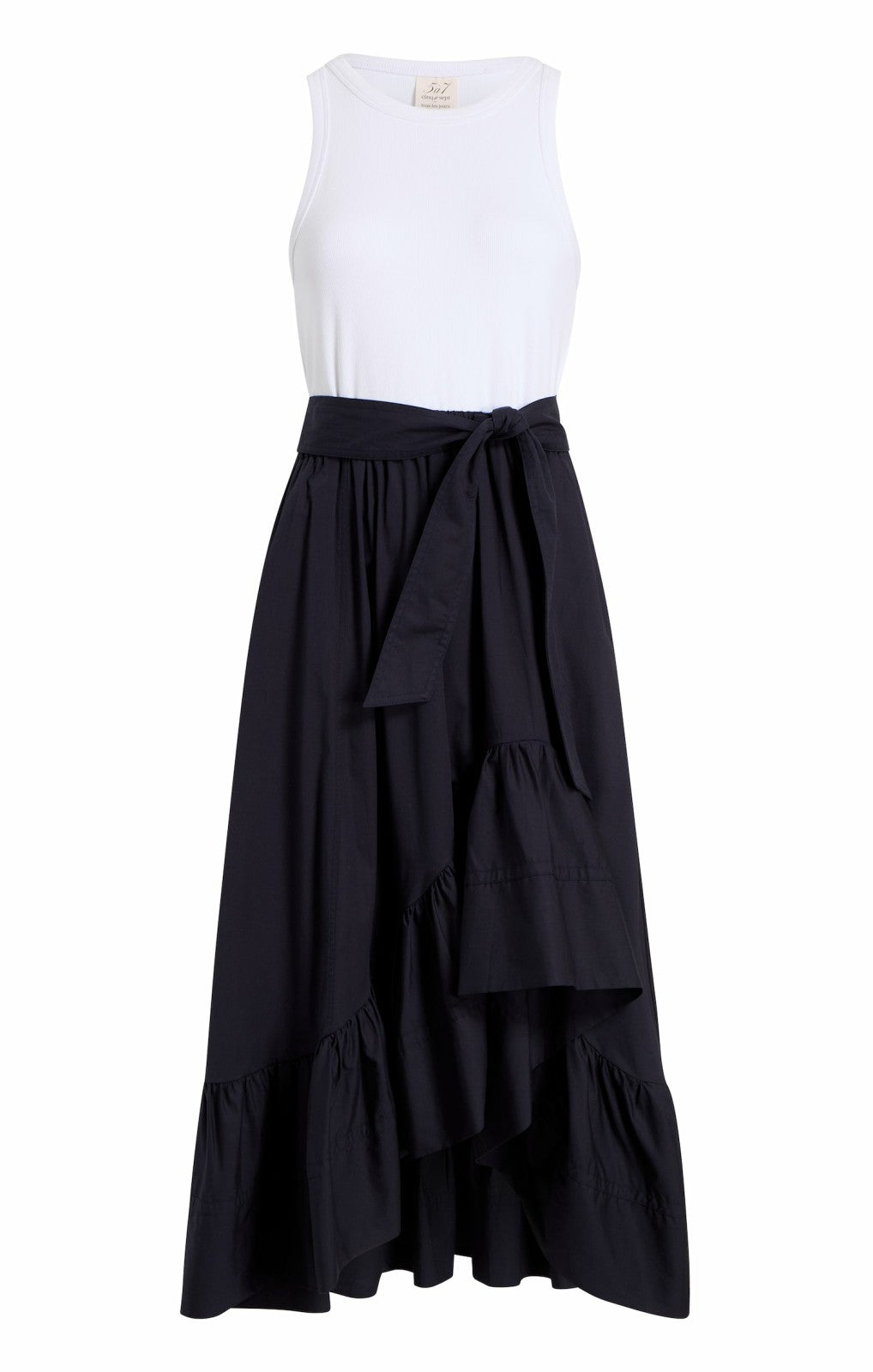 Women Zayla Dress White/Navy