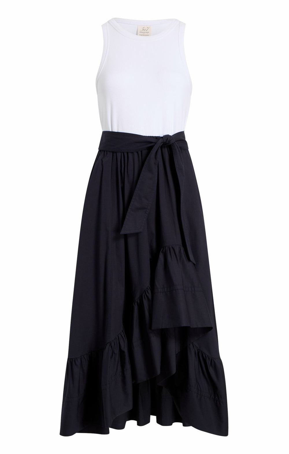 Women Zayla Dress White/Navy