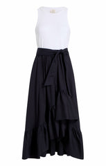 Women Zayla Dress White/Navy