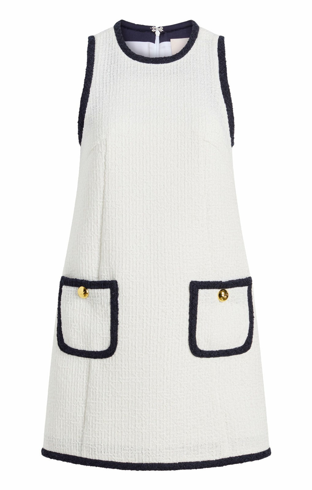 Women Contrast Auden Dress White/Navy