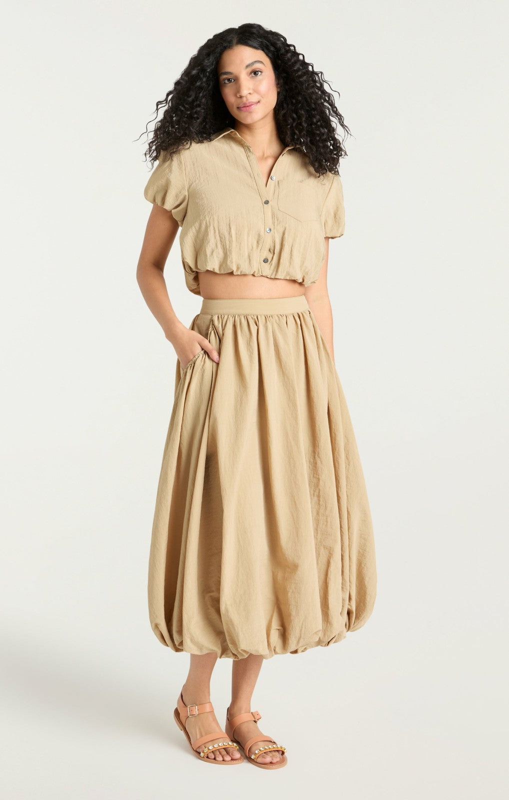 Women Allinae Skirt Khaki