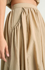 Women Allinae Skirt Khaki