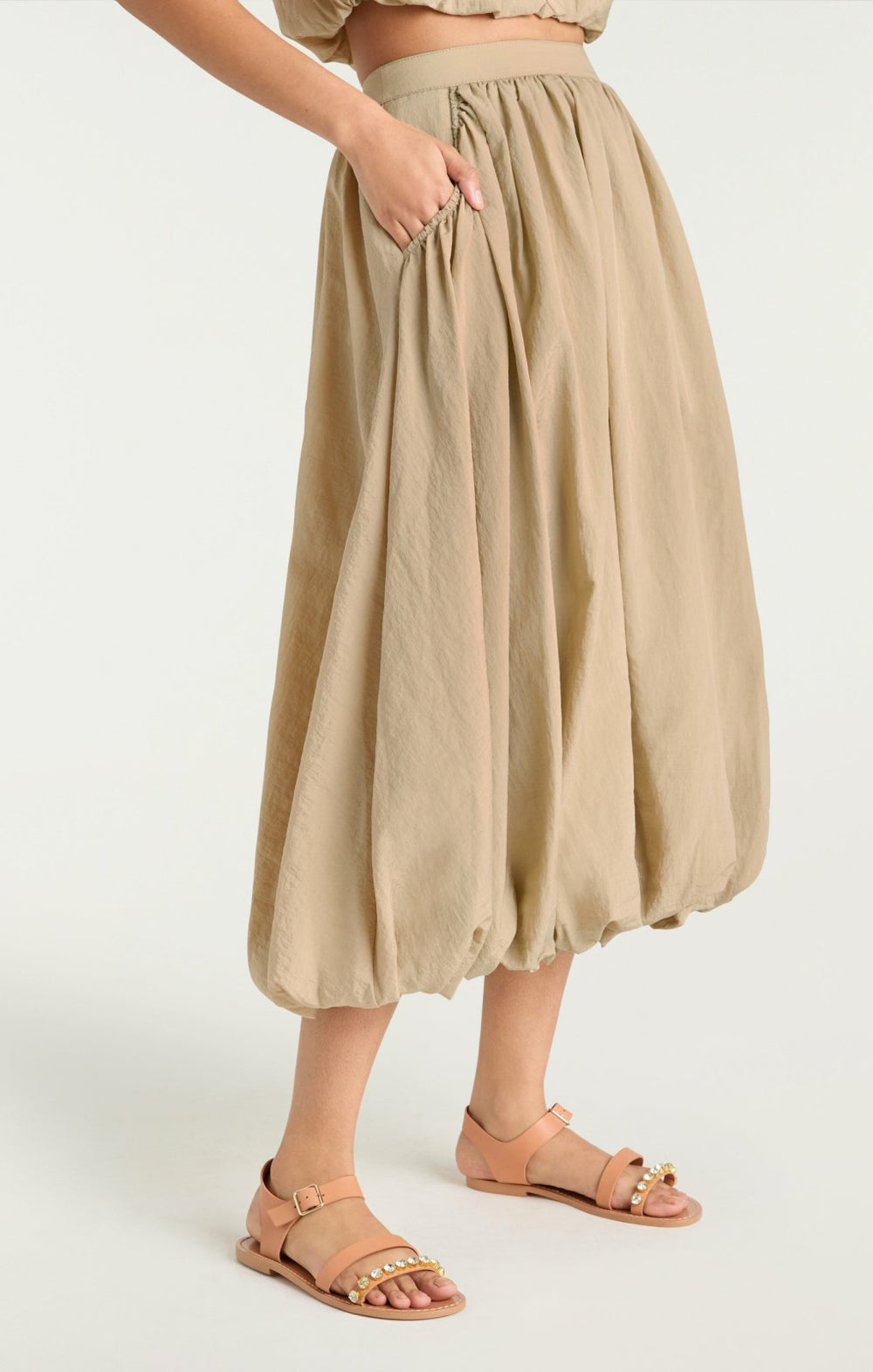 Women Allinae Skirt Khaki