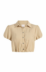Women Allinae Top Khaki