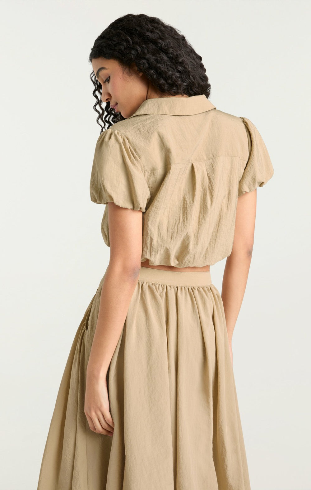 Women Allinae Top Khaki