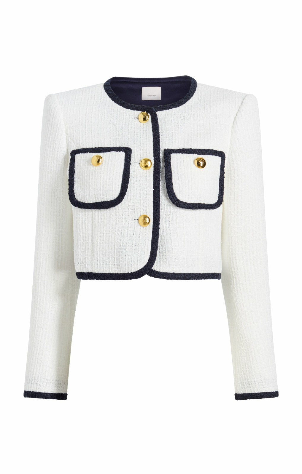 Women Contrast Auden Jacket White/Navy