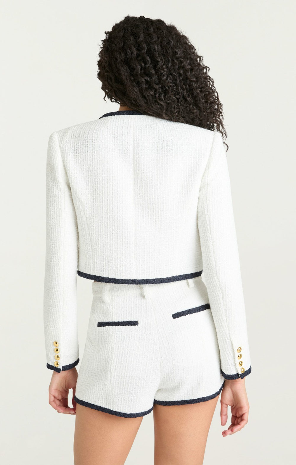 Women Contrast Auden Jacket White/Navy