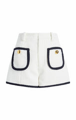 Women Contrast Auden Short White/Navy