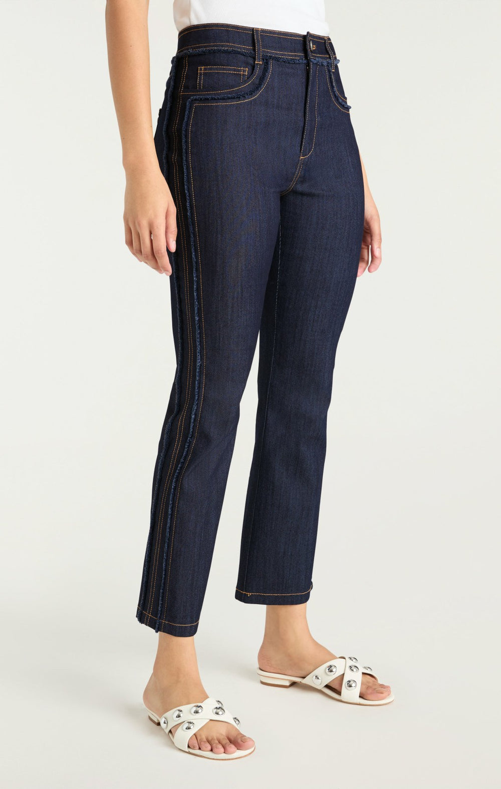 Women Cropped Sallie Pant Indigo