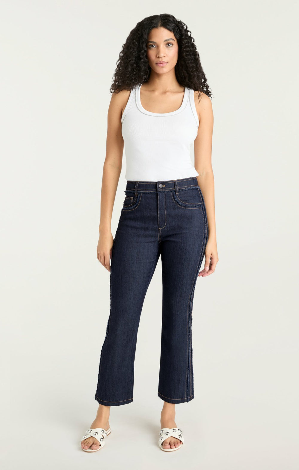Women Cropped Sallie Pant Indigo