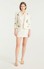 Women Crystal Ivy Le Petit Khloe Blazer Ivory/Yolk Multi