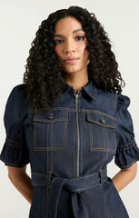 Women Denim Holly Dress Indigo