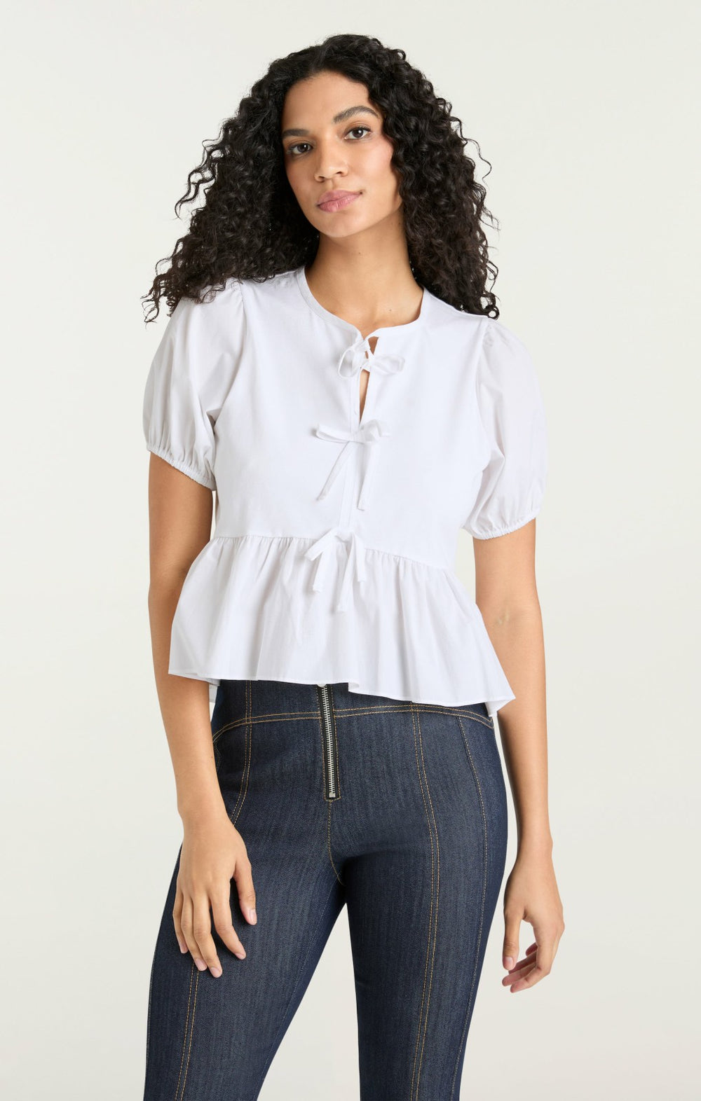 Women Mare Top White