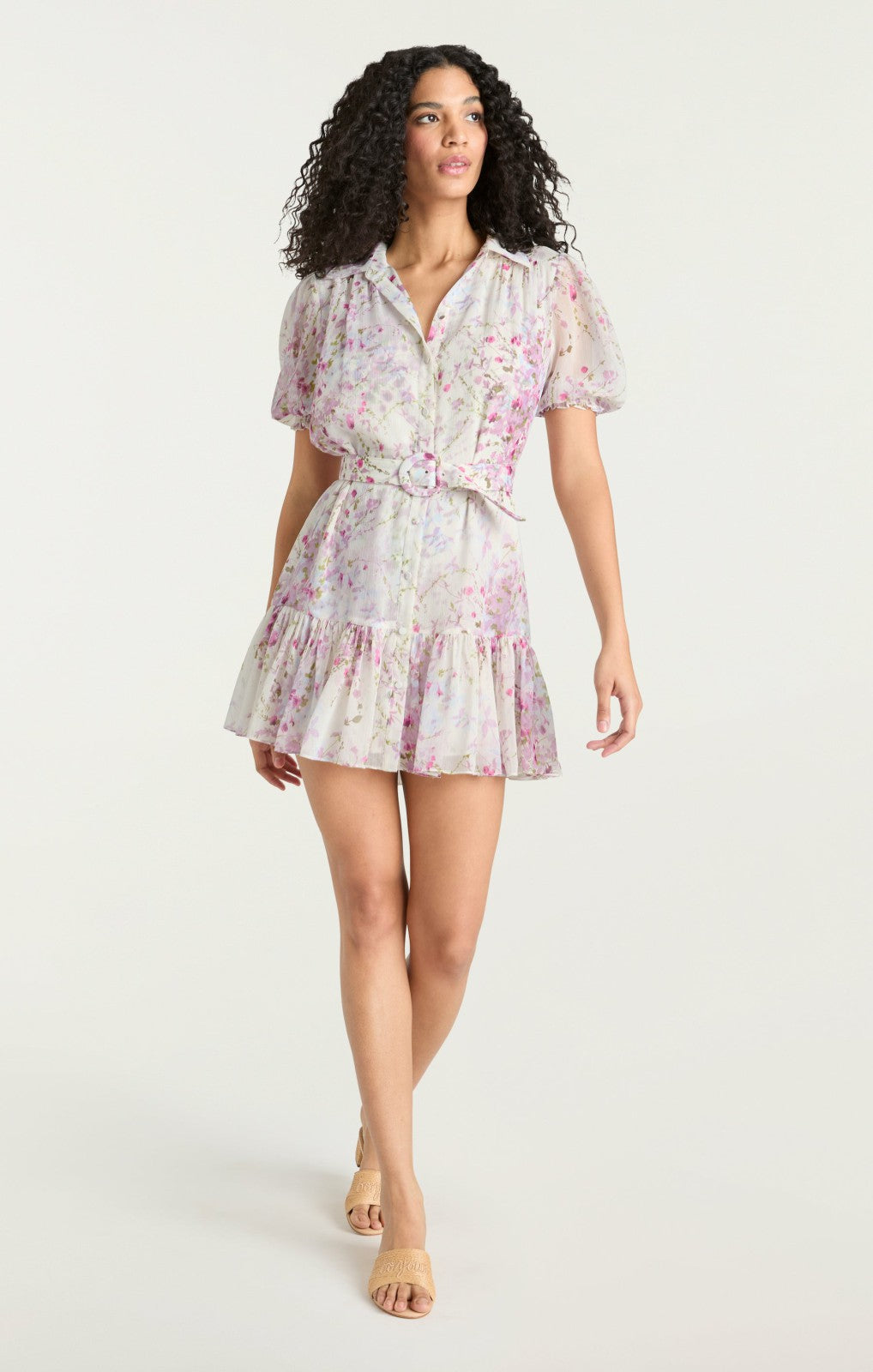 Women Midsummer Bloom Halbini Dress Ivory Multi
