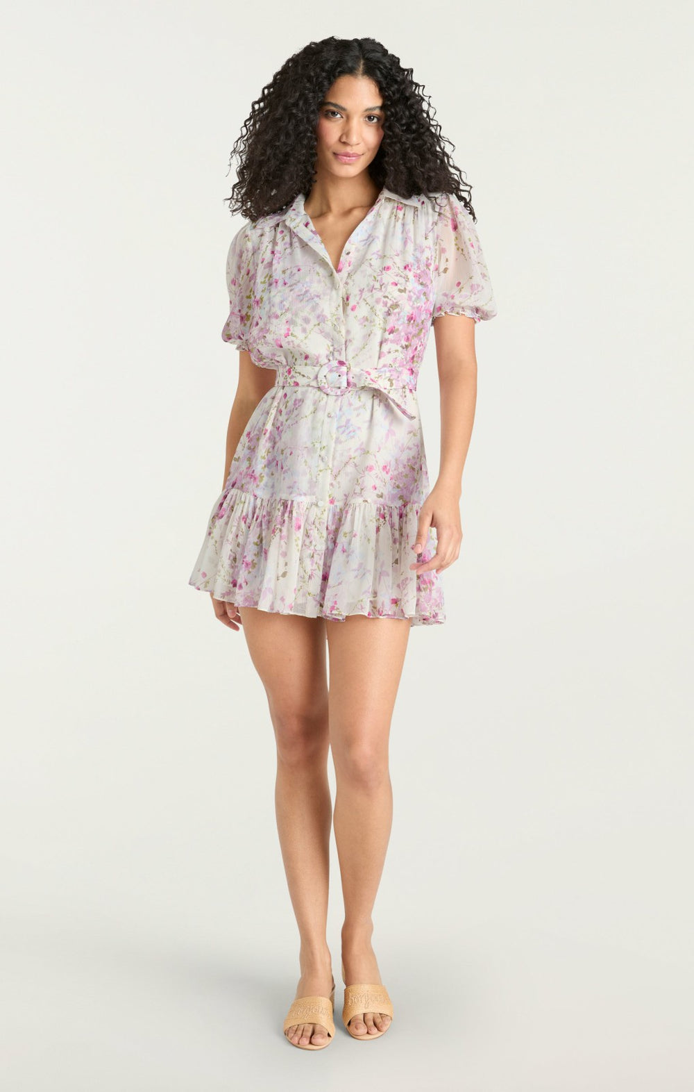Women Midsummer Bloom Halbini Dress Ivory Multi
