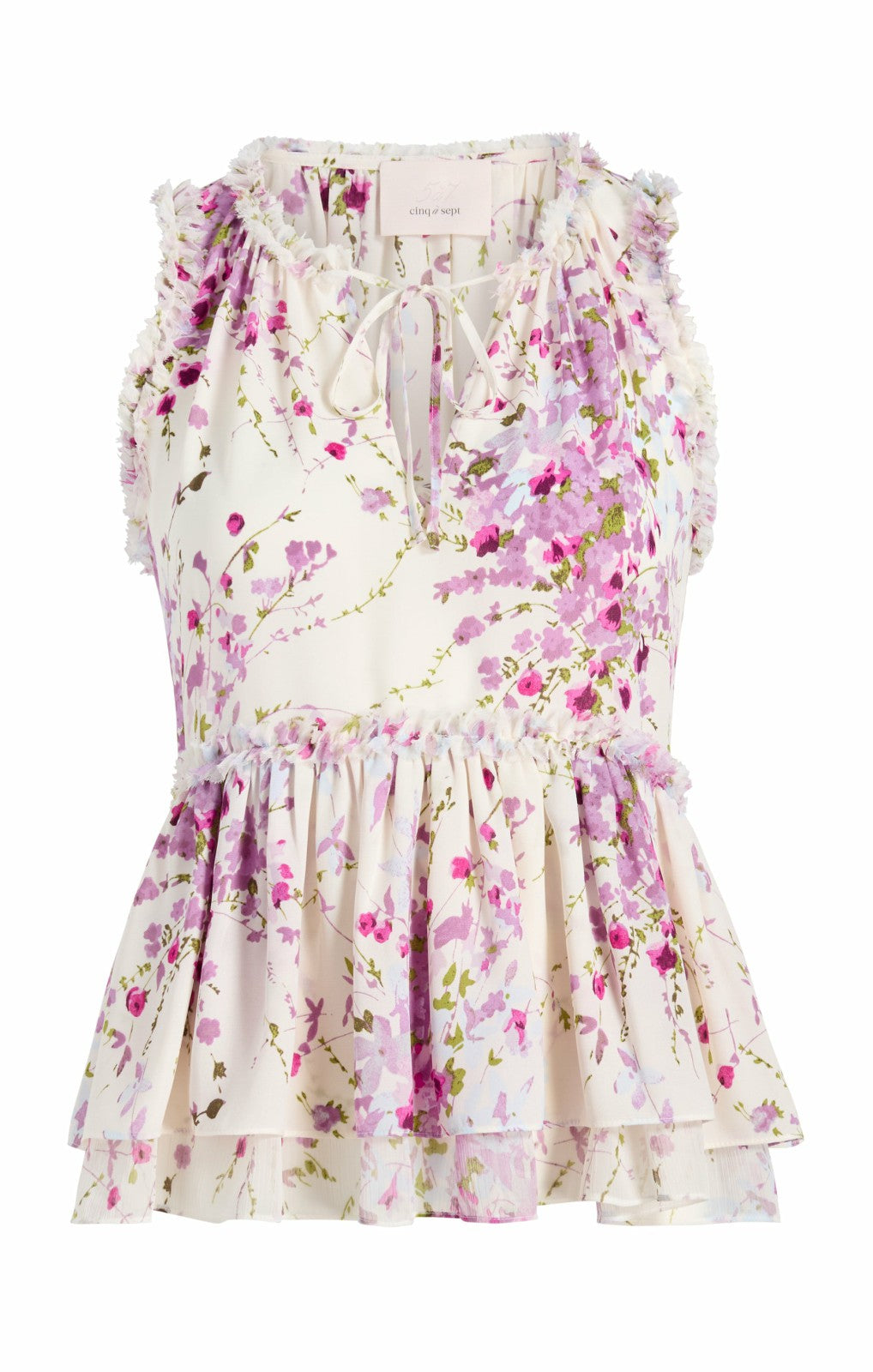 Women Midsummer Bloom Messina Top Ivory Multi