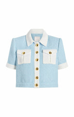 Women Nissy Jacket Whispering Sky /White
