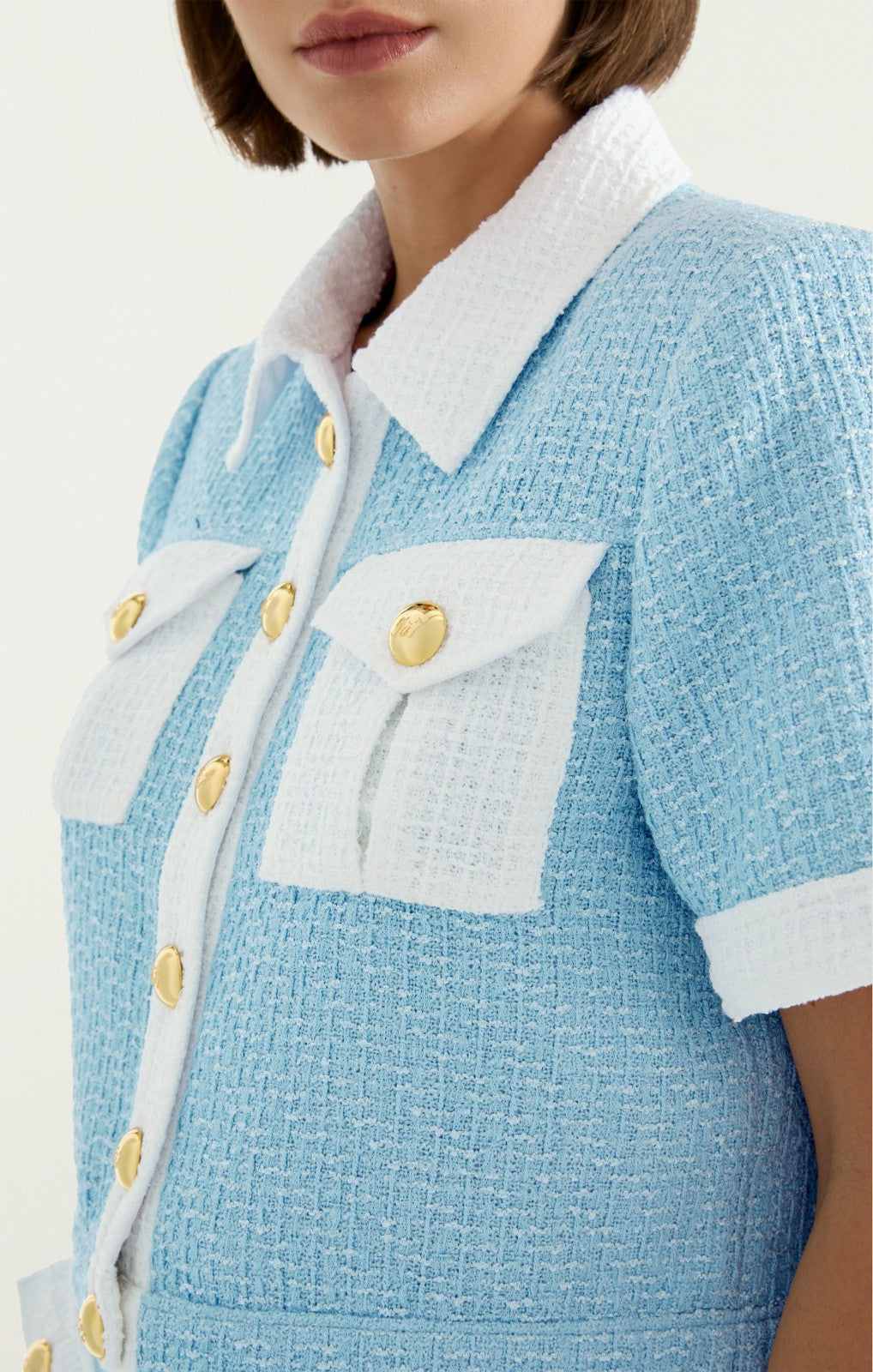 Women Nissy Jacket Whispering Sky /White
