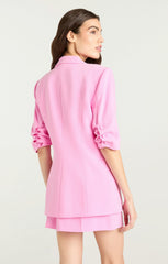 Women Short Sleeve Khloe Blazer Magenta Mist