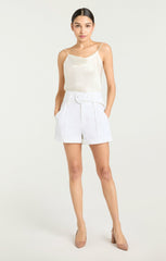 Women Denim Aldi Short White