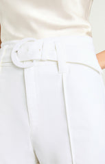 Women Denim Aldi Short White